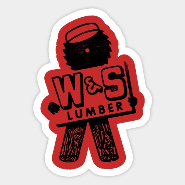 W & S Lumber Sticker by vokoban